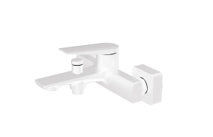 Смеситель для ванны с душем VIAR, белый 28201VRW