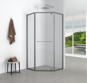 Душевой уголок KABRERA, 5-тиугольный, черный KB-100C5-SW-GB